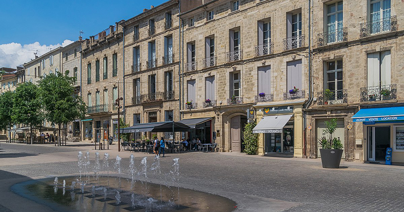 Pézenas Ville d'Art et d'Histoire - Le cours Jean Jaurès